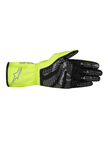 Guantes Karting niño Alpinestars Tech-1K Race V2 Pure Amarillo Fluor/Gris