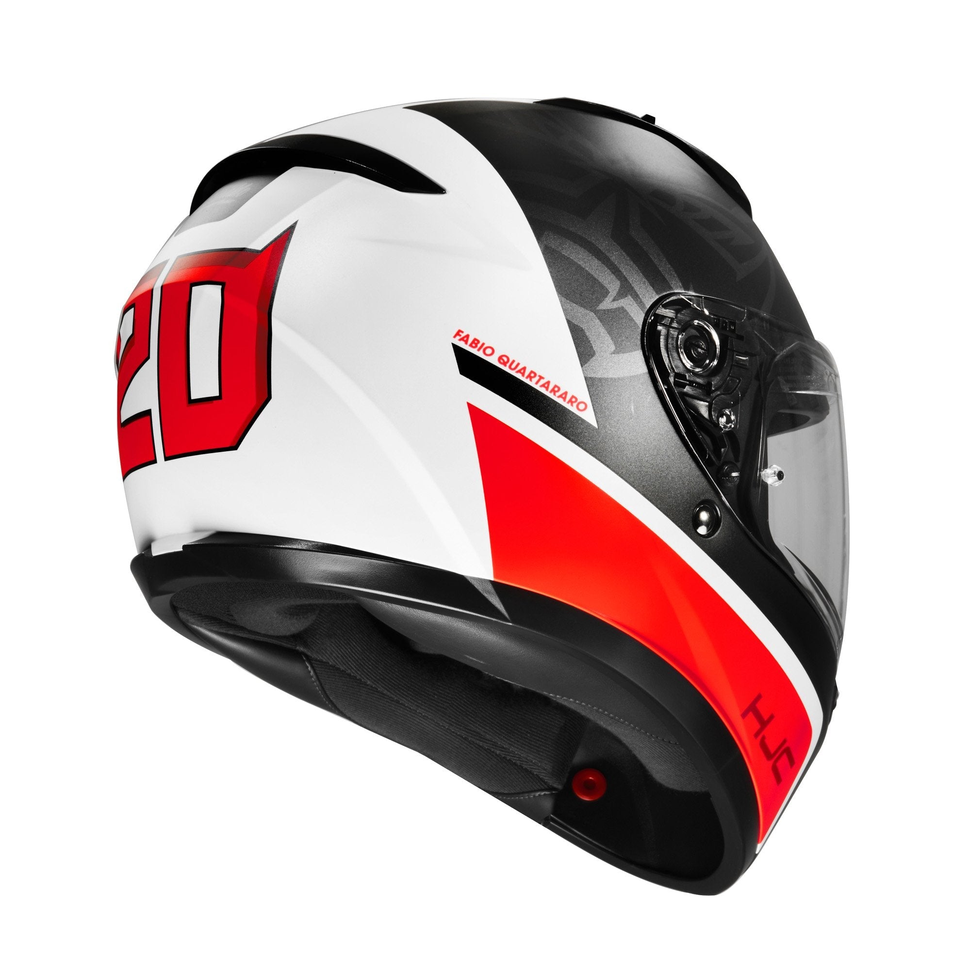 Casco HJC C10 FQ20 Fabio Quartararo - Vista lateral | Proshop Chile