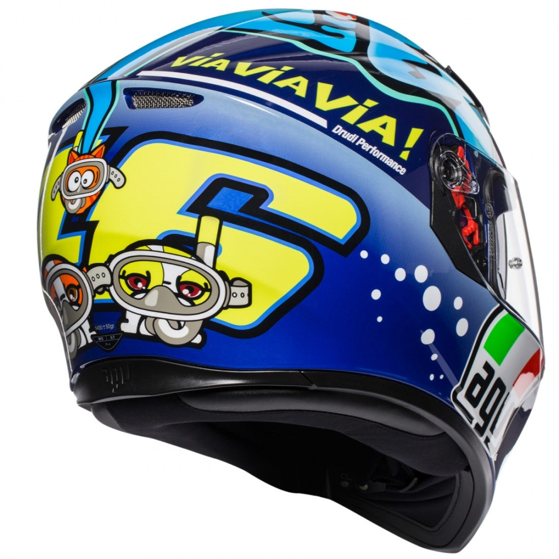 Casco AGV K3 SV VR Misano 2015 - Vista interior | Proshop Chile