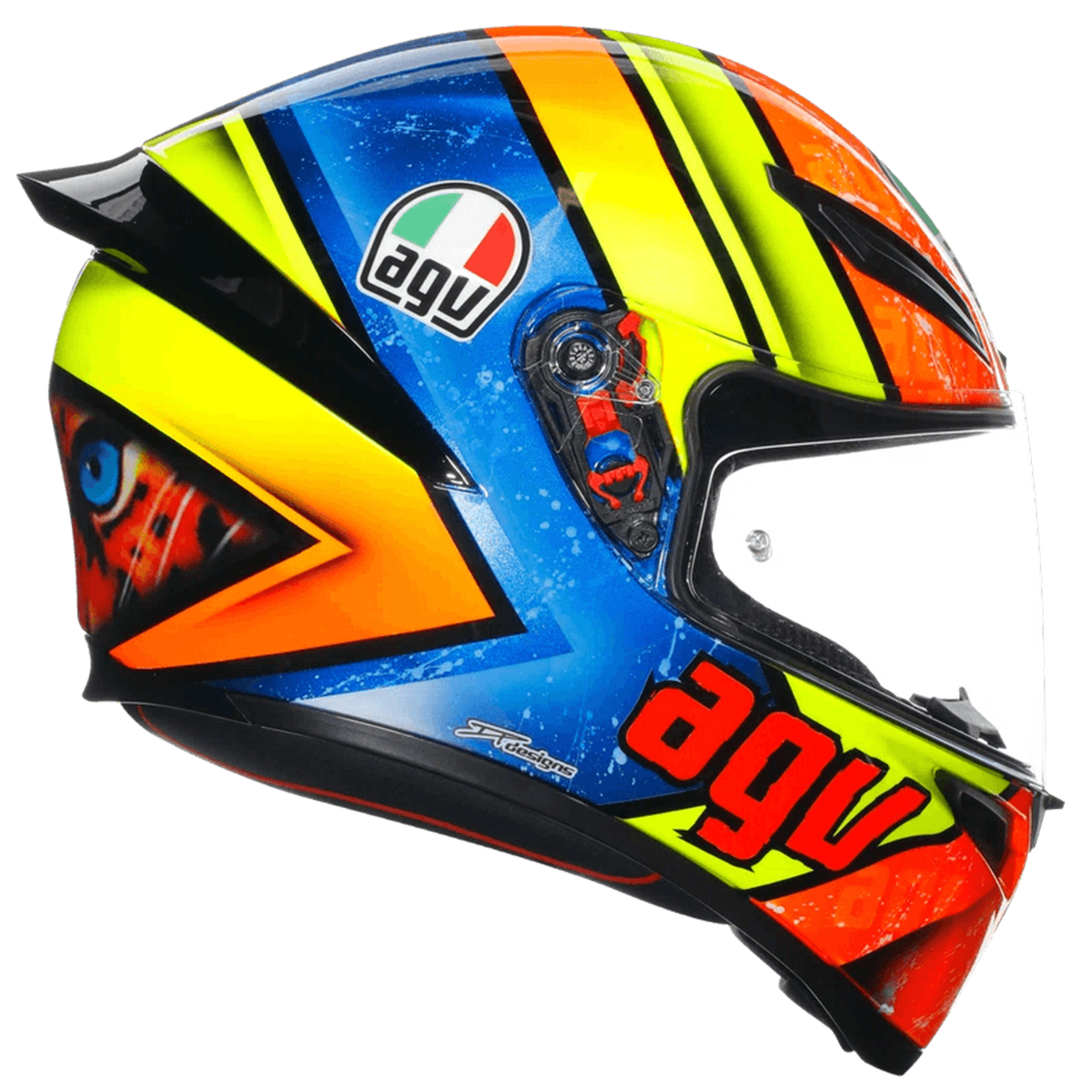 Casco AGV K1 S (2023) Izan - Vista lateral | Proshop Chile