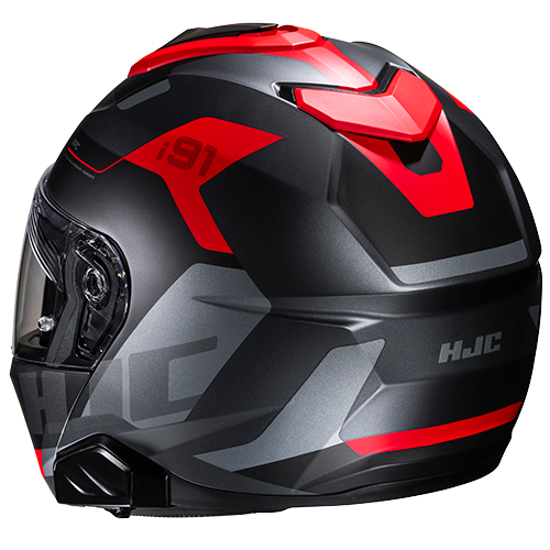 Casco HJC i91 Carst MC1SF - Vista posterior | Proshop Chile