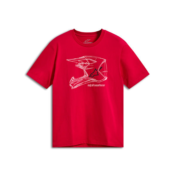 Polera Alpinestars MX Helmet CSF Rojo