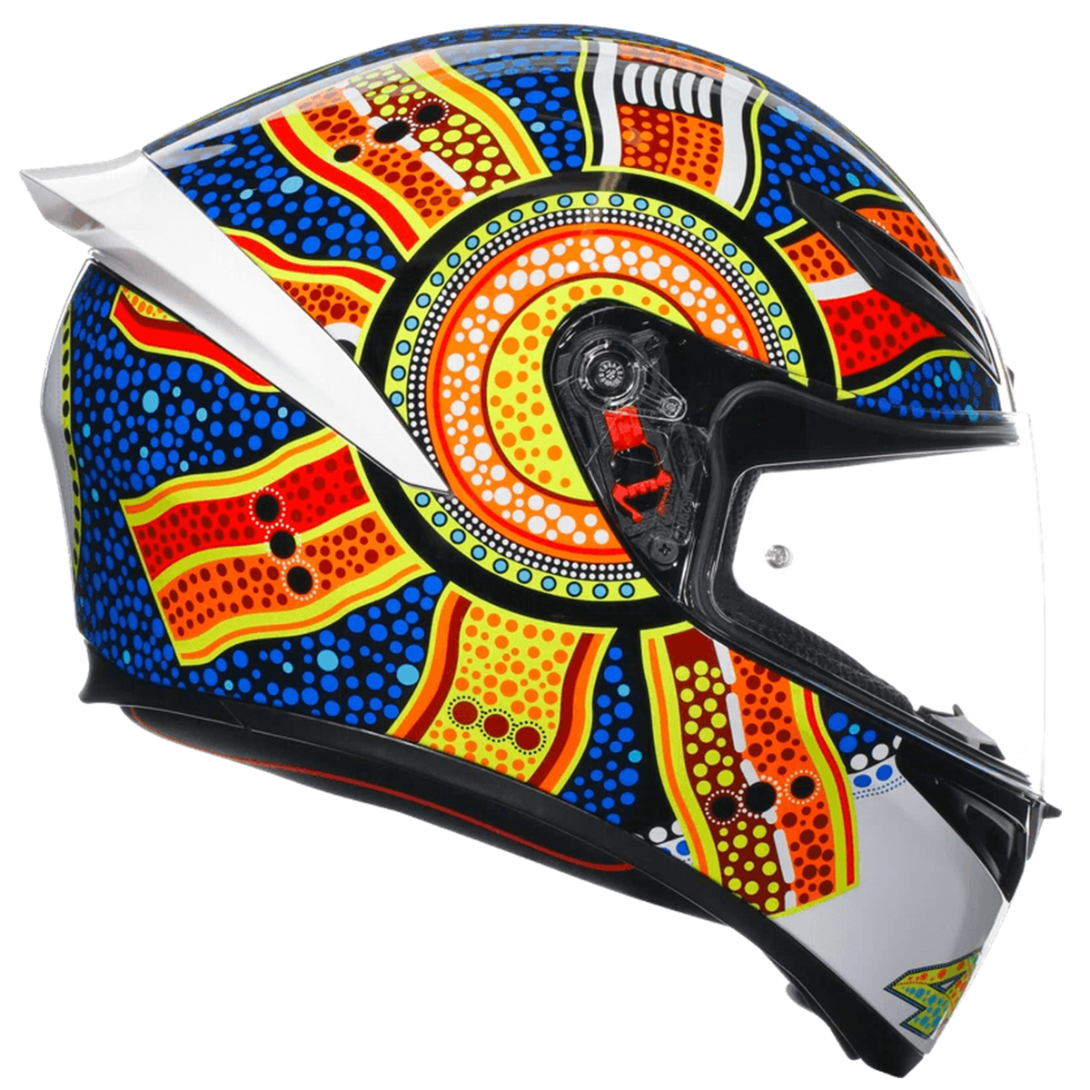 Casco AGV K1 S (2023) VR Dreamtime - Vista lateral | Proshop Chile