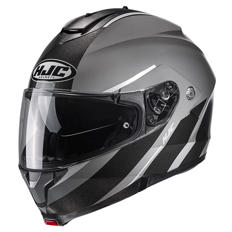 Casco HJC C91 Tero MC5 Negro/Gris - Vista lateral | Proshop Chile