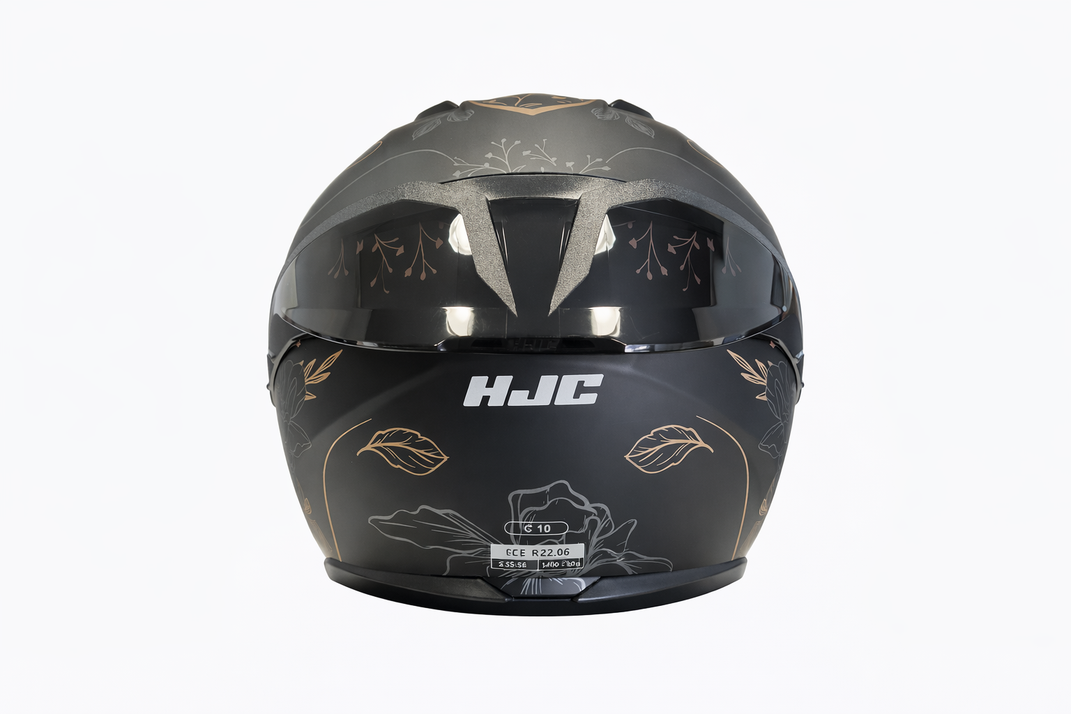 Casco HJC C10 Epik Aero MC9SF Negro/Dorado - Vista interior | Proshop Chile
