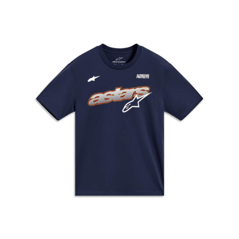Polera Alpinestars Cypress SS CSF Azul Oscuro
