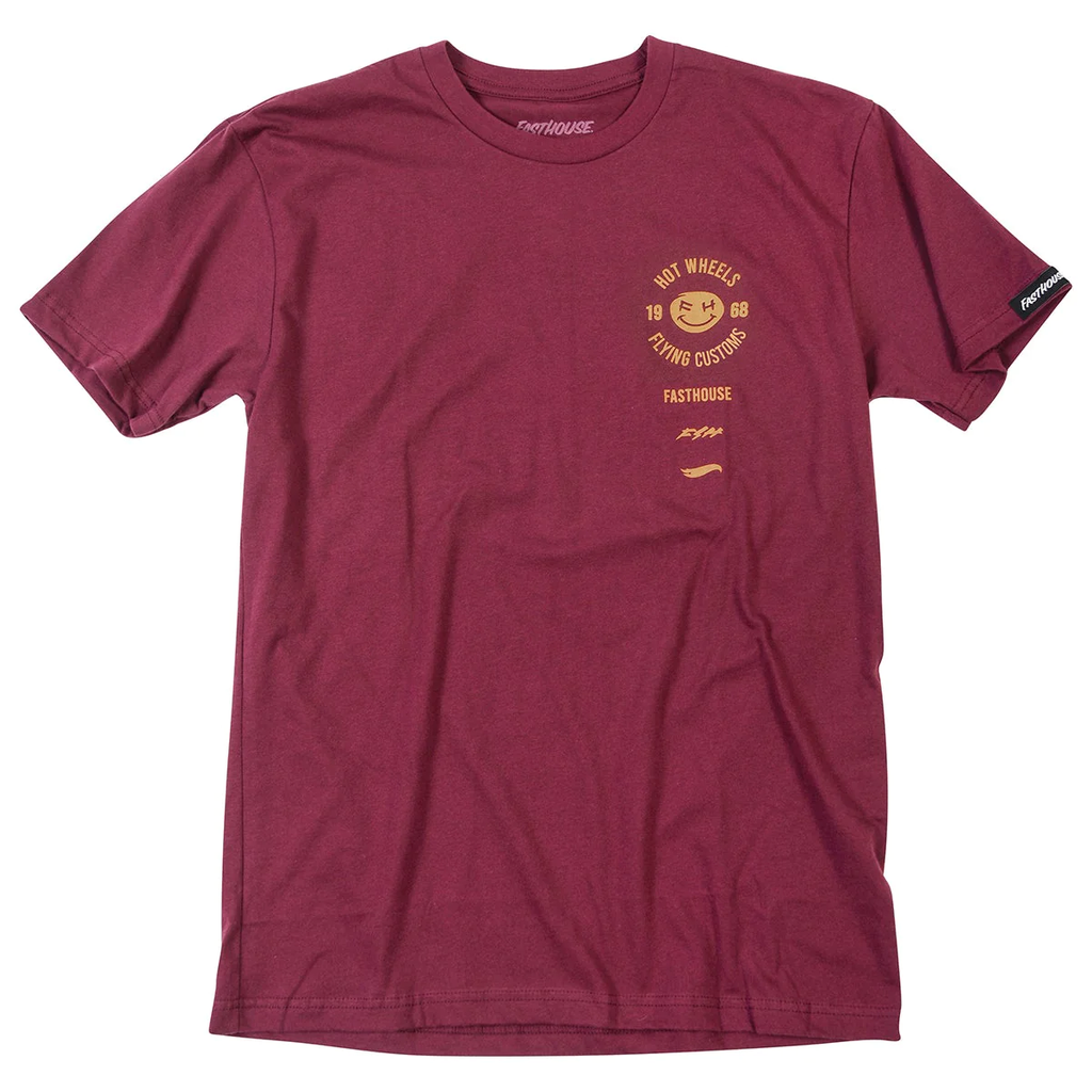 Polera Fasthouse Stacked Hot Wheels Café oscuro