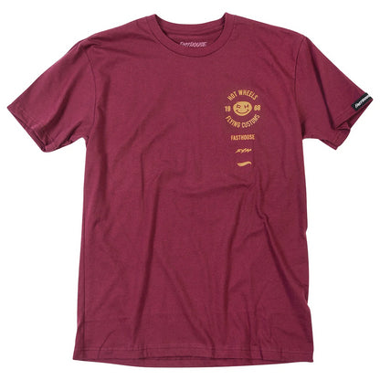 Polera Niño Fasthouse Stacked Hot Wheels Café oscuro