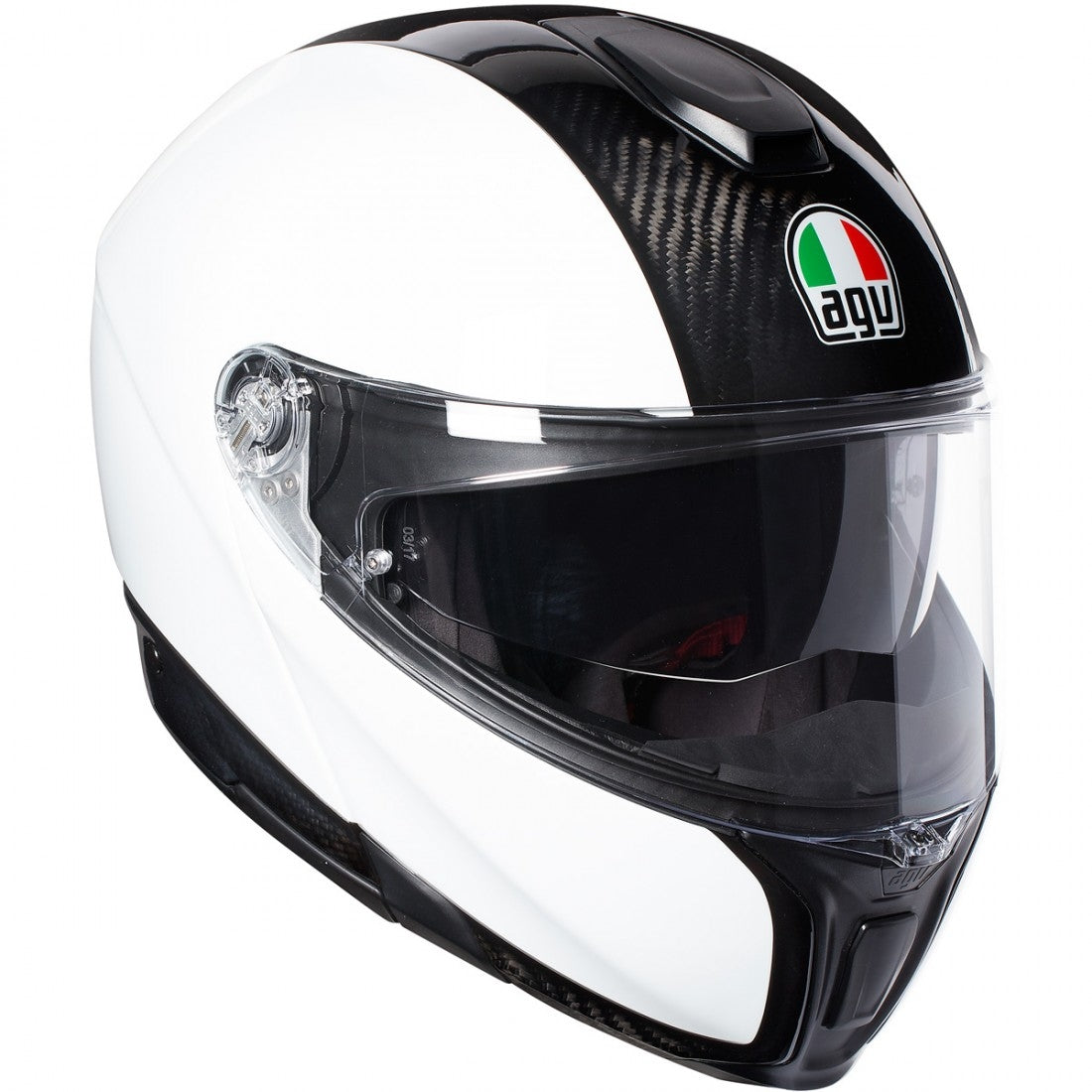 Casco AGV SportModular Carbono/Gris - Vista posterior | Proshop Chile