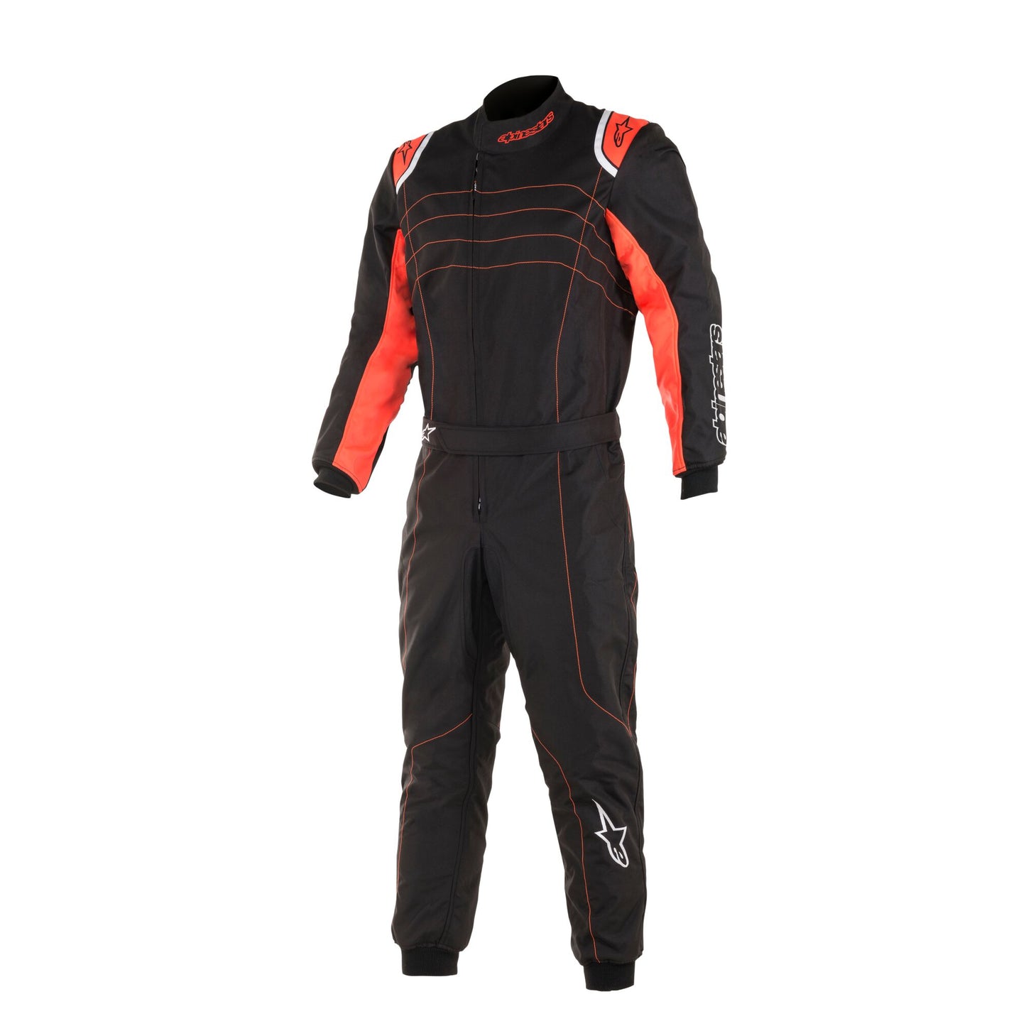 Buzo Karting niño Astars Kmx-9 V2 Negro/Rojo