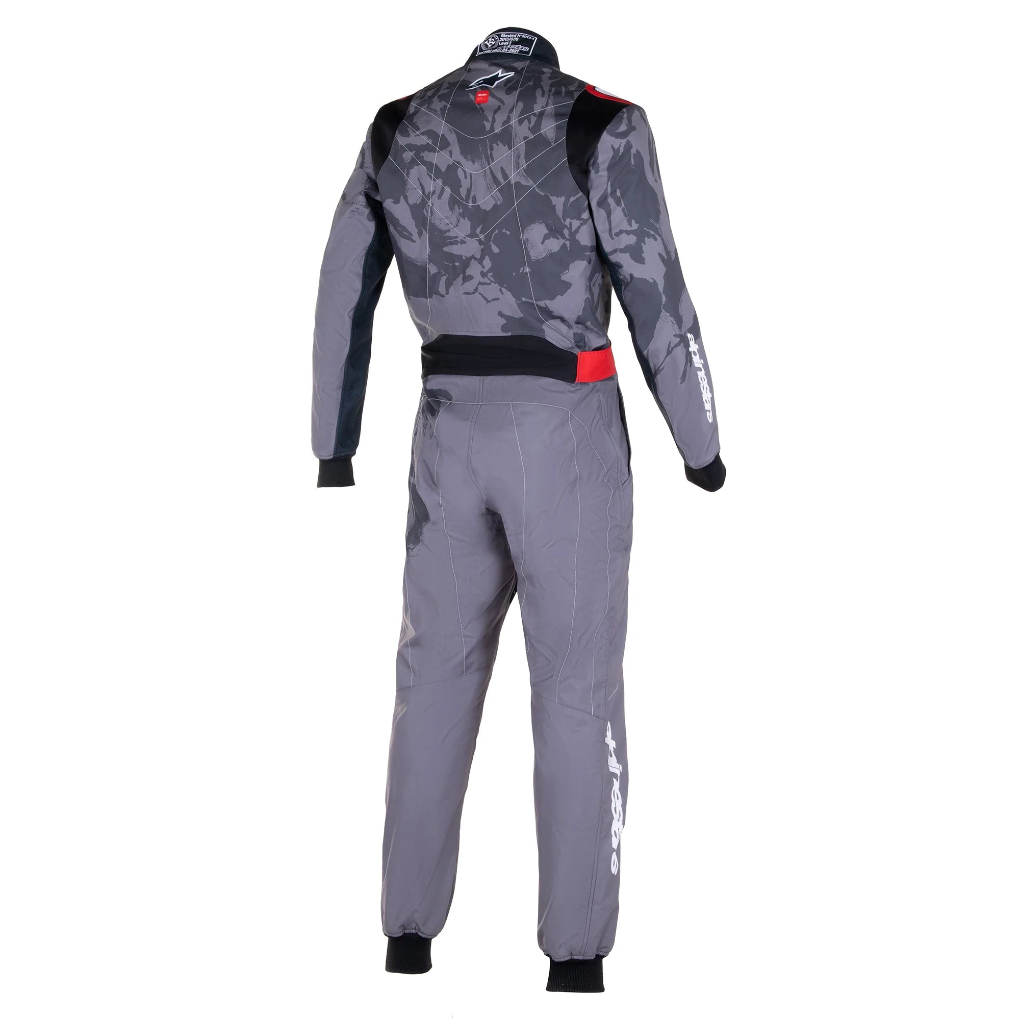 Buzo Karting Alpinestars Kmx-9 V3 Graphic 5 Gris/Negro - vista 2