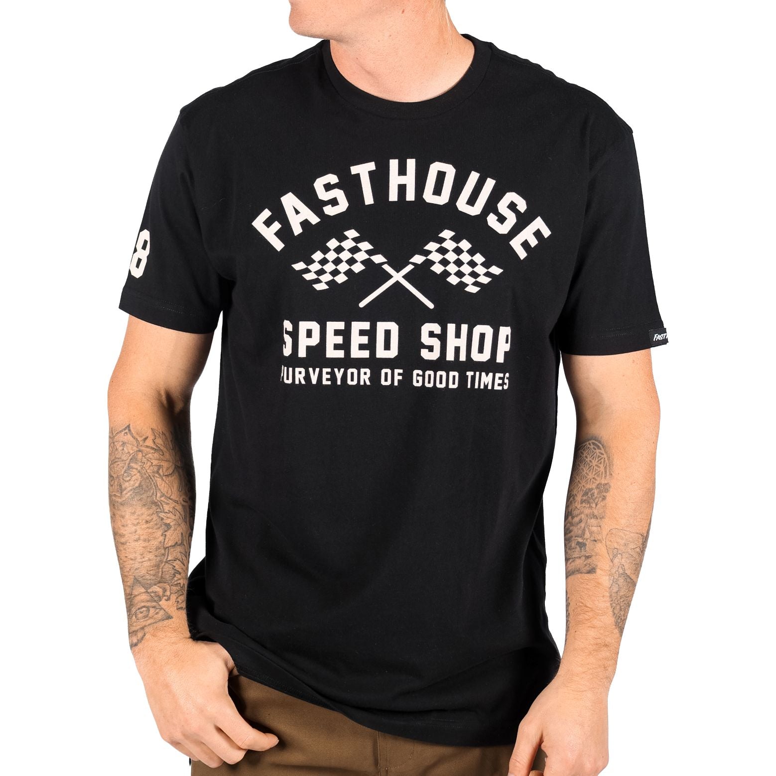Polera Fasthouse Crossroad Negro