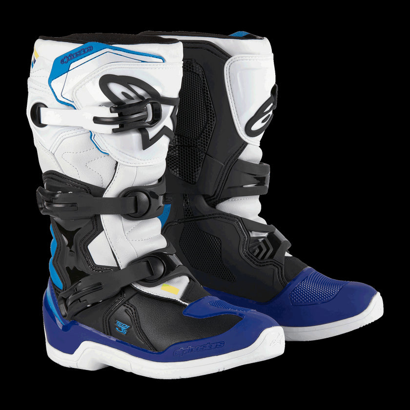 Botas niño Tech 3S Blanco/Negro/Azul