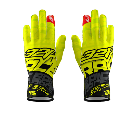Guantes 32 Five EPIC RACE Negro/Amarillo