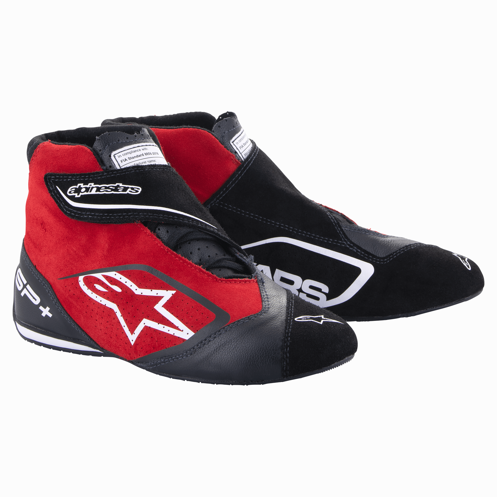 Zapatillas Auto Alpinestars SP+ FIA Rojo/Negro