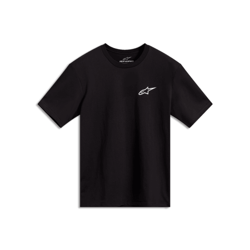 Polera Alpinestars Combo Back SS CSF Negro/Blanco