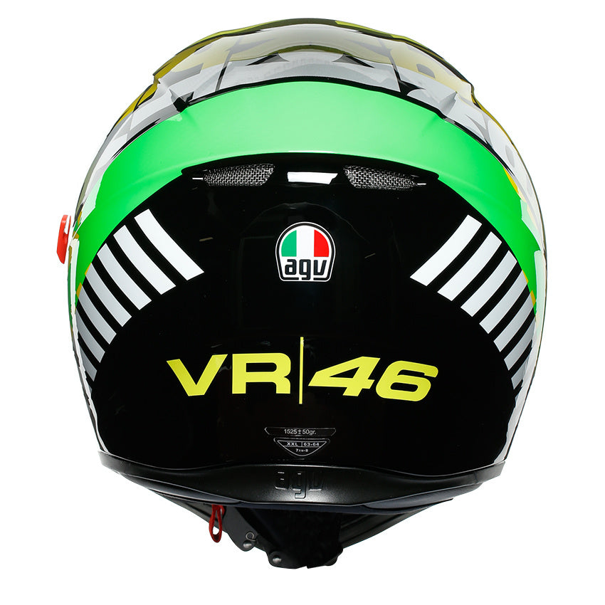 Casco AGV K3 SV VR Tribe 46 - Vista posterior | Proshop Chile