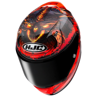 Casco HJC RPHA 12 - Diablo Blizzard - Vista lateral | Proshop Chile
