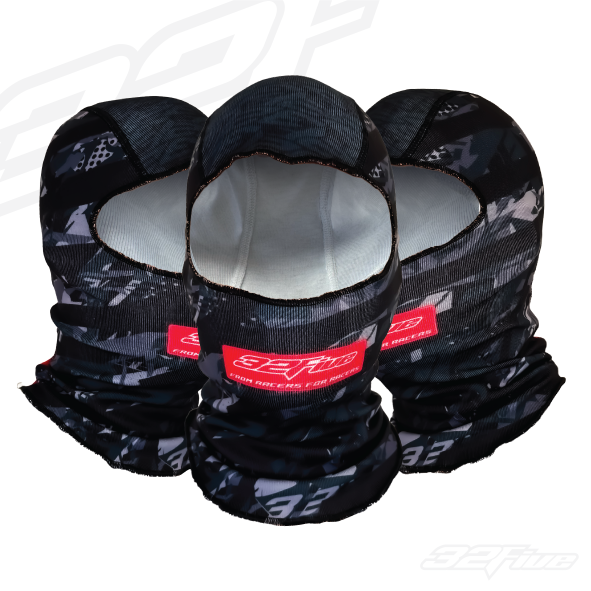 Balaclava 32 Five NO LIMITS Negro para karting