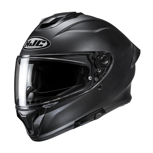 Casco HJC C71 Solid Negro Matte - Vista principal | Proshop Chile