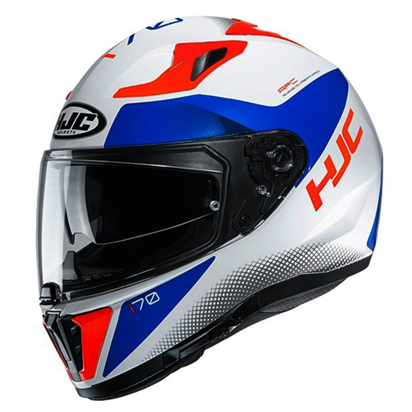 Casco HJC i70 Tas MC26H Blanco/Azul/Rojo - Vista principal | Proshop Chile