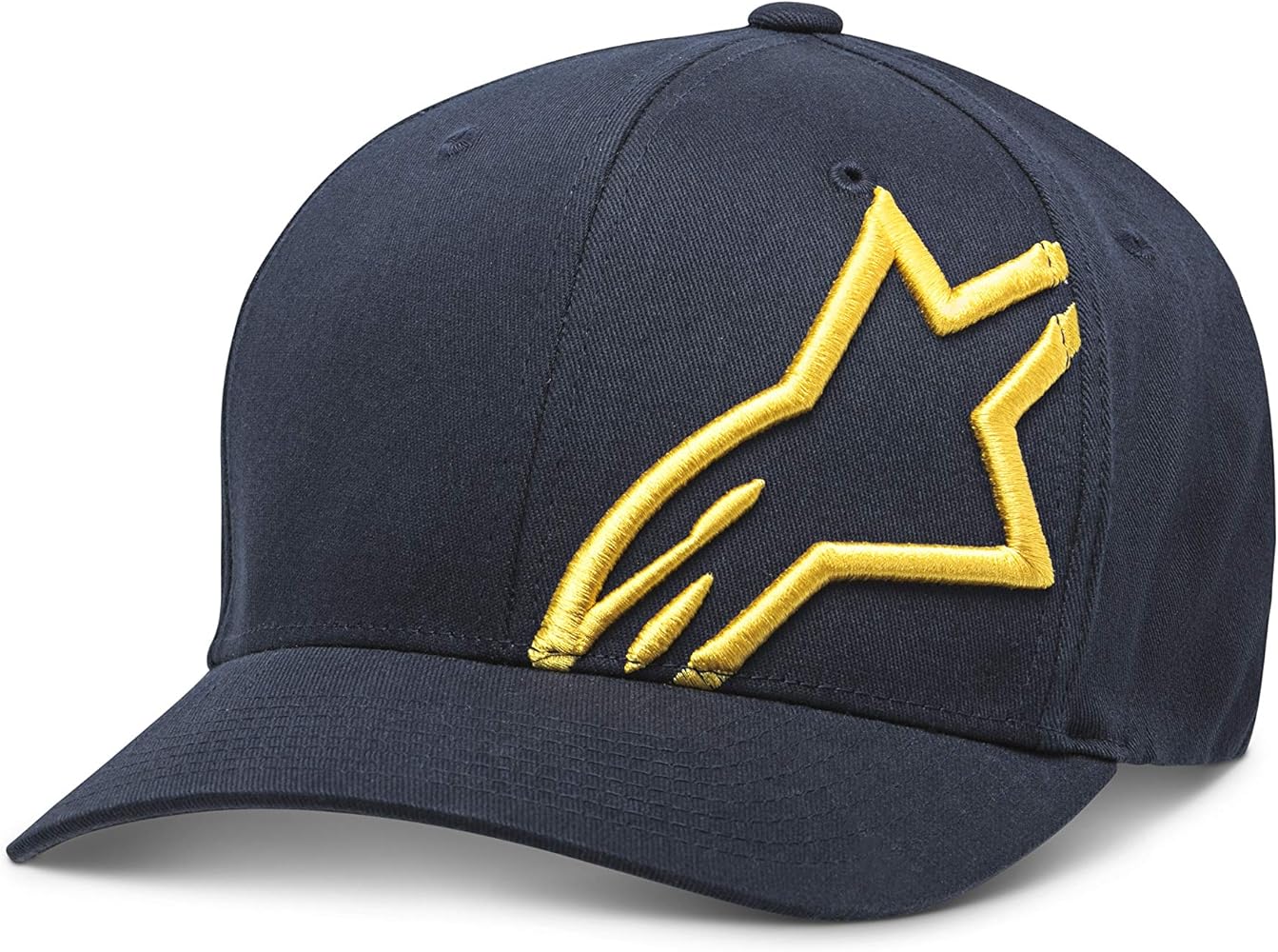 Gorro Alpinestars Corp Shift 2 Curved Azul/Amarillo