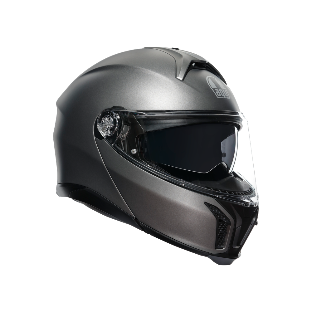 Casco AGV TourModular Gris Luna Matte - Vista principal | Proshop Chile