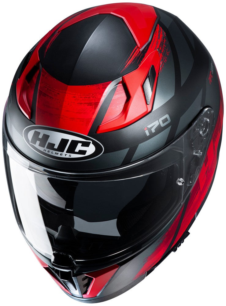 Casco HJC i70 Reden MC1SF Negro/Rojo - Vista principal | Proshop Chile