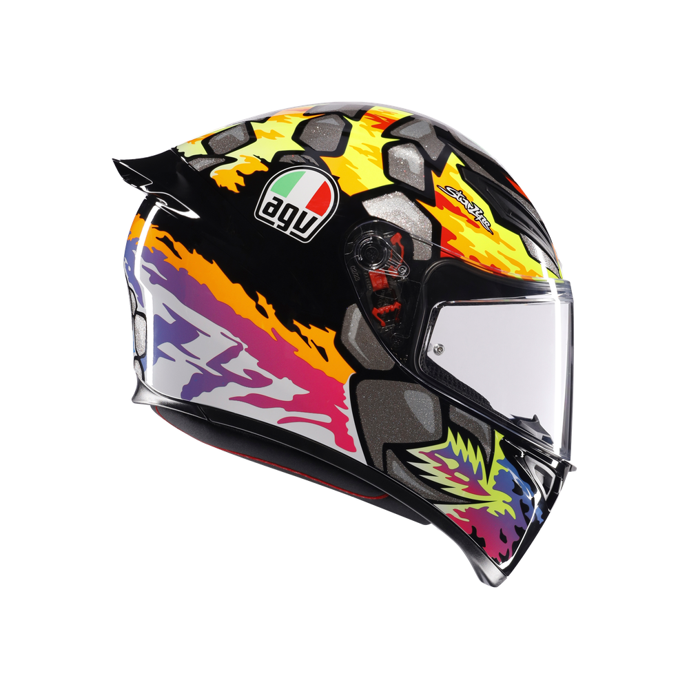 Casco AGV K1 S Bezzecchi - Vista lateral | Proshop Chile