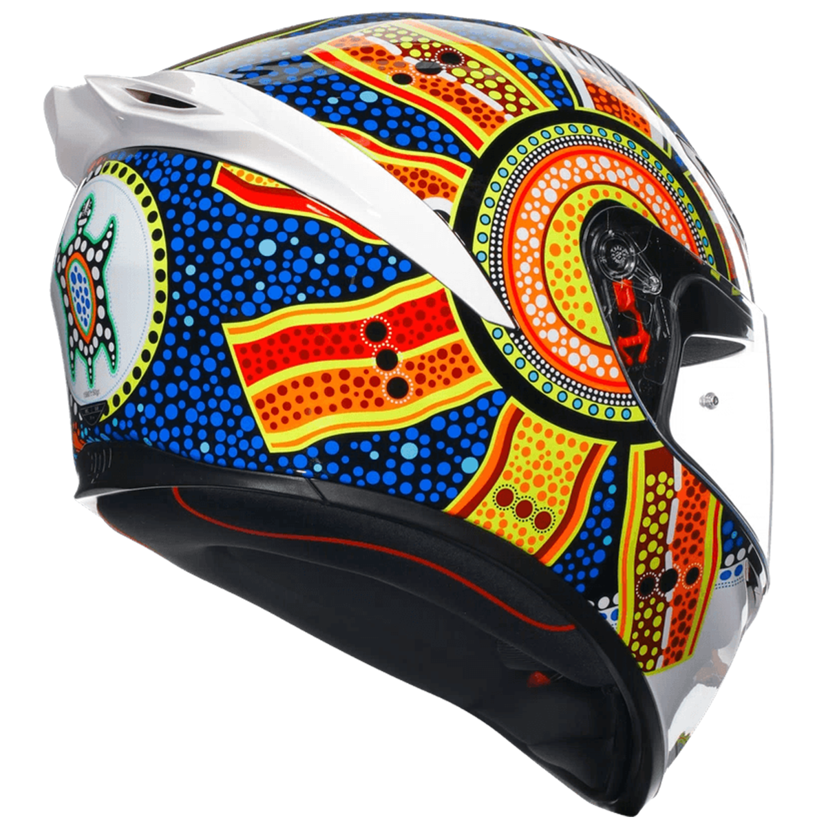 Casco AGV K1 S (2023) VR Dreamtime - Vista posterior | Proshop Chile