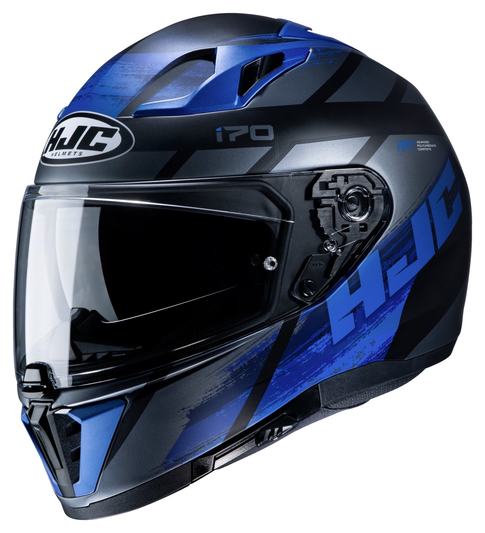 Casco HJC i70 Reden MC2SF Negro/Azul - Vista principal | Proshop Chile