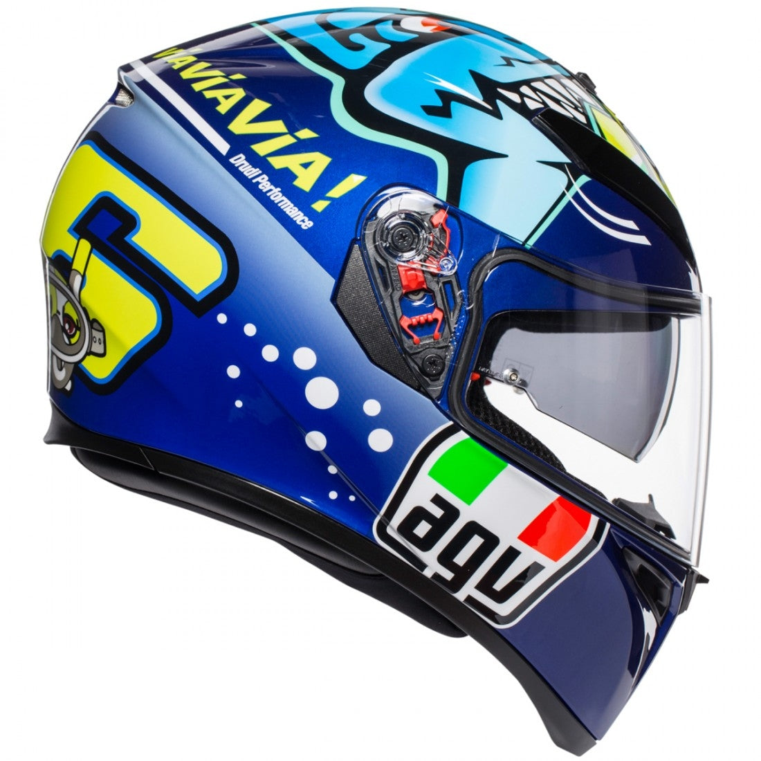 Casco AGV K3 SV VR Misano 2015 - Vista lateral | Proshop Chile