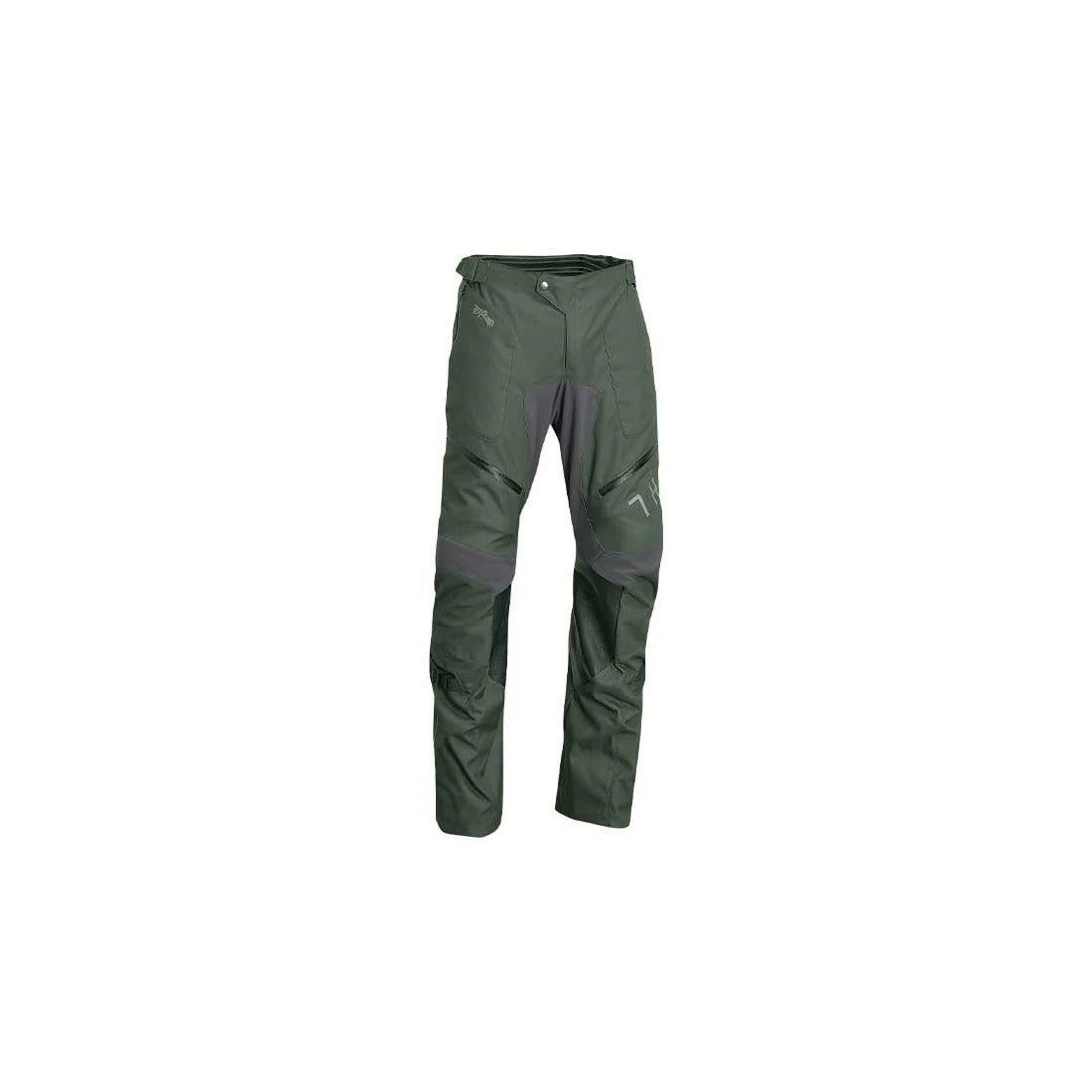 Pantalón Moto Calle Thor Terrain Pant Out Verde Militar