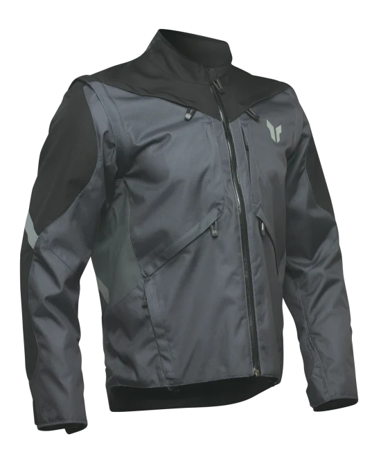 Chaqueta Moto Calle Thor Terrain Gris Oscuro